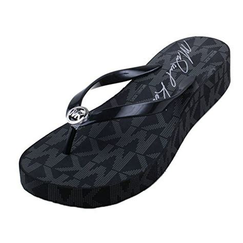 michael kors bedford flip flops|michael kors platform flip flops.